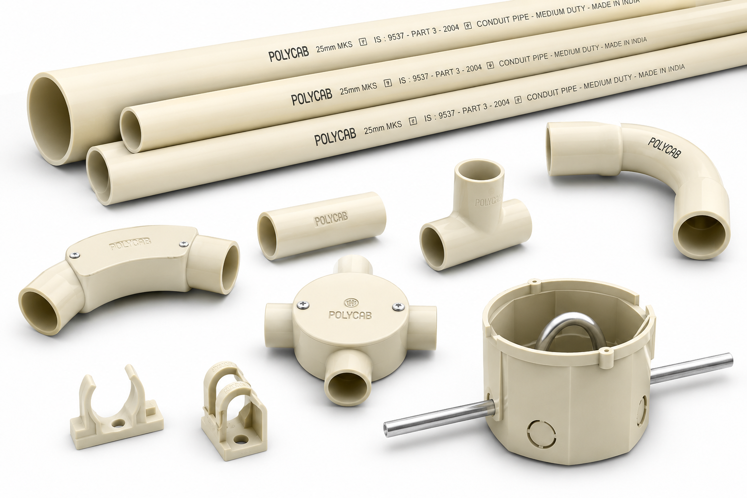 POLYCAB Electrical Conduit Pipe view 2