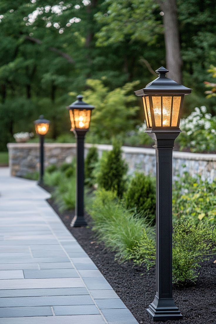 Outdoor Garden Bollard Light view 3