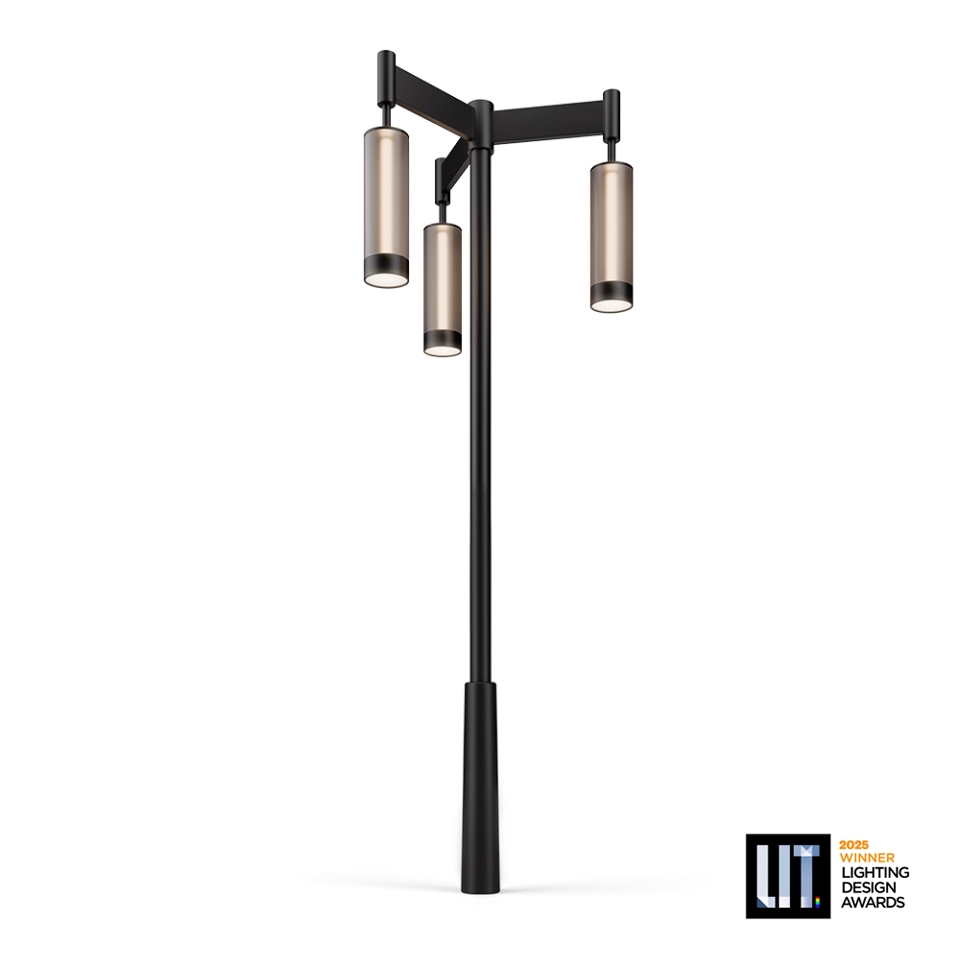Jaquar LED KUJO Pole Triple Arm Light 3×30W